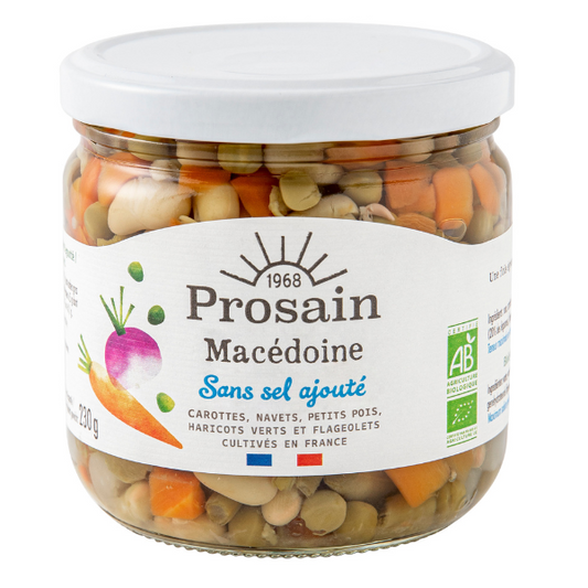 Prosain -- Macédoine bio et sans sel ajouté - 345 g