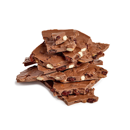Plaque à casser chocolat lait noisettes bio - 1