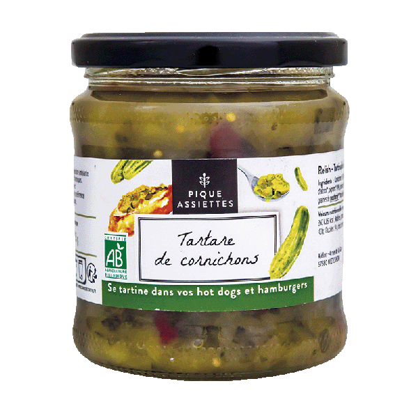 Pique Assiettes -- DDM 31.12.2024 Tartare de conichons bio - 325 g