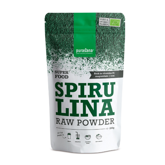 Purasana -- Green spiruline premium en poudre - 200 g